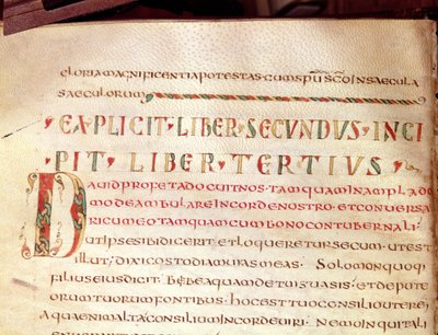 Lat 1732 Fol.67v女士从Saint Ambroise的作品（340-396）开始的历史D 作者 法语学校