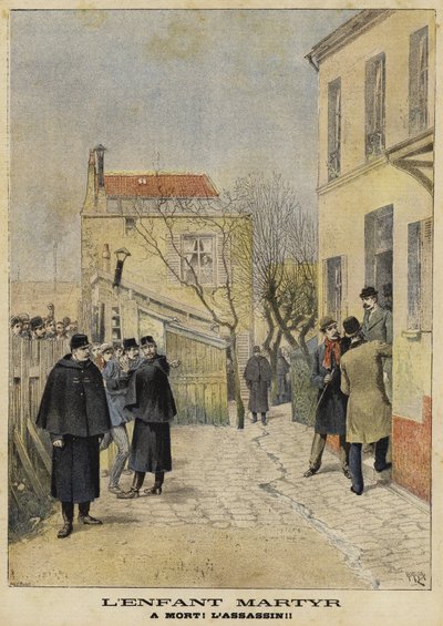 谋杀一个年幼的孩子，法国，1897年 作者 法语学校