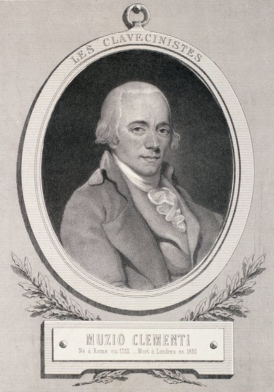 Muzio Clementi（1752-1832）由Alfred Lemoine雕刻 作者 法语学校