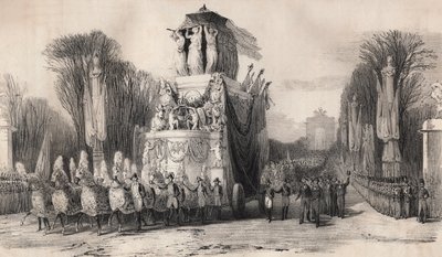 拿破仑1821年从圣赫勒拿回归 作者 法语学校