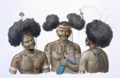 新几内亚的原住民，1826年 作者 法语学校