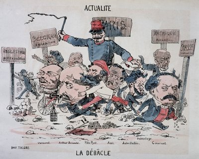 新闻：La déblacle：公社末期的 Vermorel、Arnould、Pyat、Assi、Vallès、Delescluze 和 Gournet 作者 法语学校