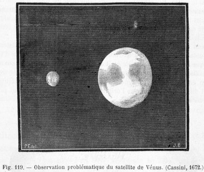 观测有问题的 du Satellite de Venus (Cassini 作者 法语学校
