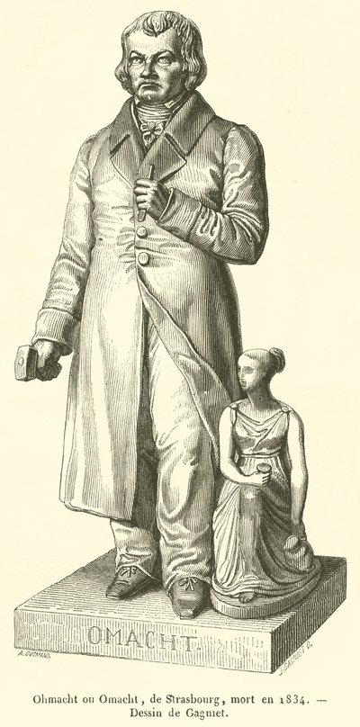 Ohmacht ou Omacht, de Strasbourg, mort en 1834 (engraving) 作者 法语学校
