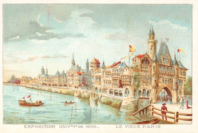 Old Paris, Exposition Universelle 1900, Paris (chromolitho) 作者 法语学校
