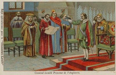 1653年，奥利弗·克伦威尔（Oliver Cromwell）宣誓就任英格兰，苏格兰和爱尔兰的保护者 作者 法语学校