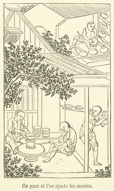 我们修剪和调整模具（雕刻） 作者 法语学校
