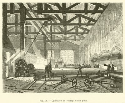 Operation du coulage d