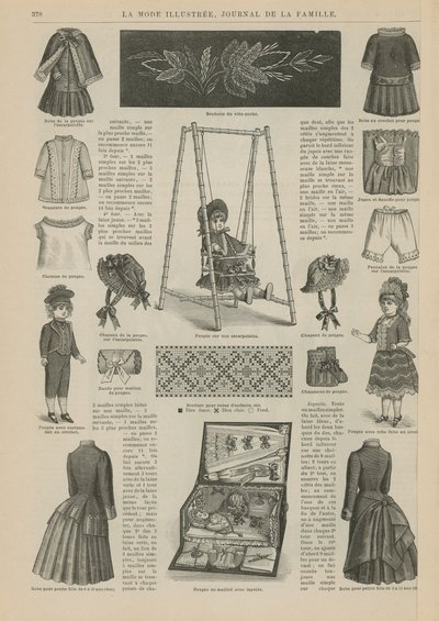 来自 La Mode Illustree 的页面 作者 法语学校