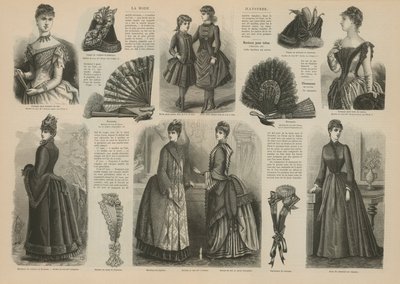 来自 La Mode Illustree 的页面 作者 法语学校