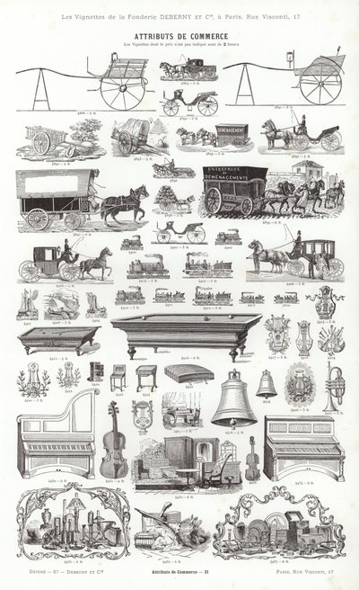 来自 Vignettes Typographiques 的页面（雕刻） 作者 法语学校