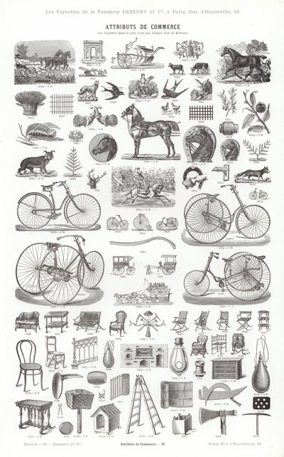 来自 Vignettes Typographiques 的页面（雕刻） 作者 法语学校