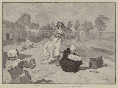巴黎，Les folles a la Salpetriere（雕刻） 作者 法语学校