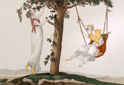 蒙莫朗西的巴黎女士，来自Le Bon Genre的第41页，第1810页 作者 法语学校