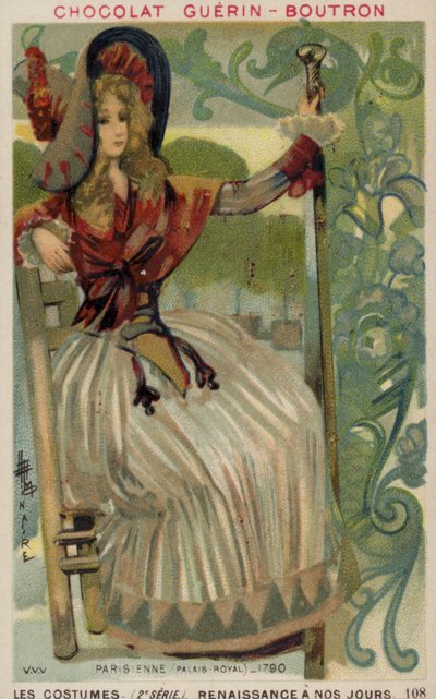 巴黎女人，皇宫，1790年 作者 法语学校