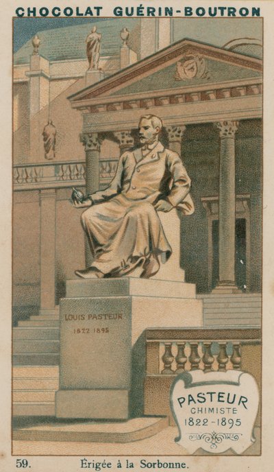 巴斯德，化学家，1822-1895，在索邦的Erigee 作者 法语学校