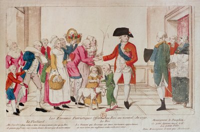 1790年向国王提供爱国新年礼物 作者 法语学校