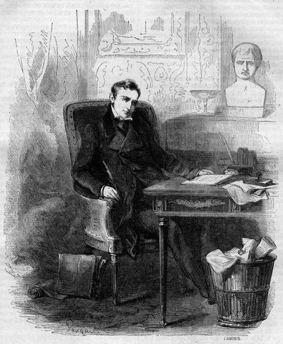 菲利普-保罗（Philip-Paul）-德-塞古尔（1780-1873），法国外交官和历史学家，撰写俄罗斯战役。1856年的雕版画。 作者 法语学校