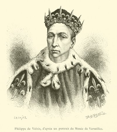 Philippe de Valois (engraving) 作者 法语学校