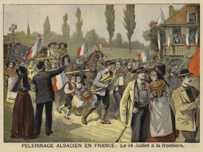 1897年7月14日阿尔萨斯到法国的朝圣之旅 作者 法语学校