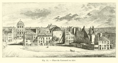1850年，杜卡鲁塞尔广场 作者 法语学校