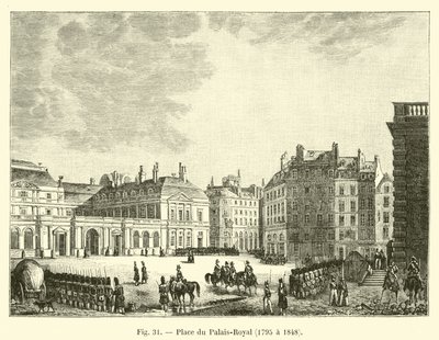 Place du Palais-Royal，1795年至1848年 作者 法语学校