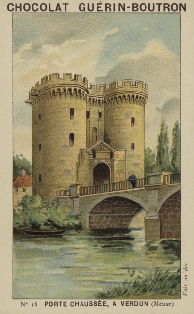 Porte Chaussee，在Verdun，默兹 作者 法语学校