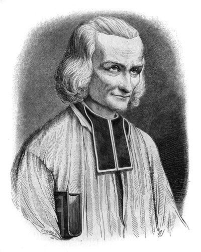 Abbe Jean Marie Vianney（Vianey，Viannay，Viennet）的肖像，被称为Cure d