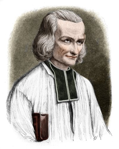 Abbe Jean Marie Vianney（Vianey，Viannay，Viennet）的肖像，被称为Cure d