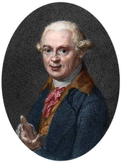 德国地质学家Abraham Gottlob Werner（1750-1817）的肖像 作者 法语学校