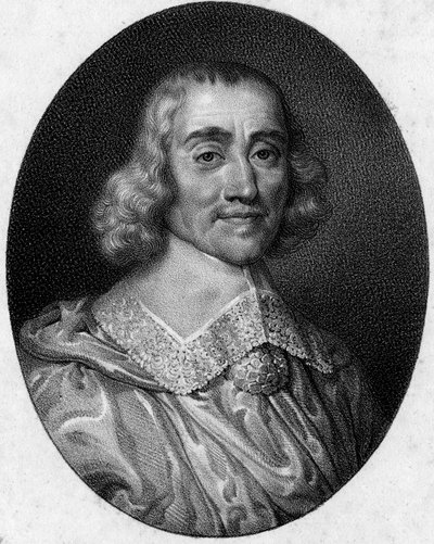 亚伯拉罕-德-法贝尔（1599-1662）的画像，法国总理。 作者 法语学校