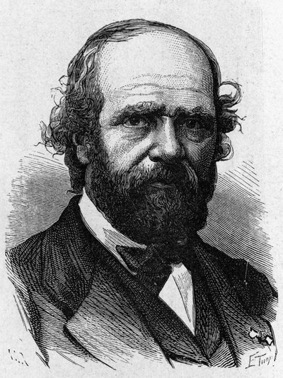 Portrait of Alphonse Poitevin - in “” Album of Science; illustrious scientists; Great discoveries””” 1896. 作者 法语学校