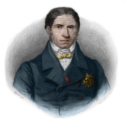 安德烈-玛丽-让-雅克（Jean-Jacques）-杜平（1783-1865）（称为杜平老人（Dupin aine））的画像，法国倡导者和政治家。私人收藏。 作者 法语学校