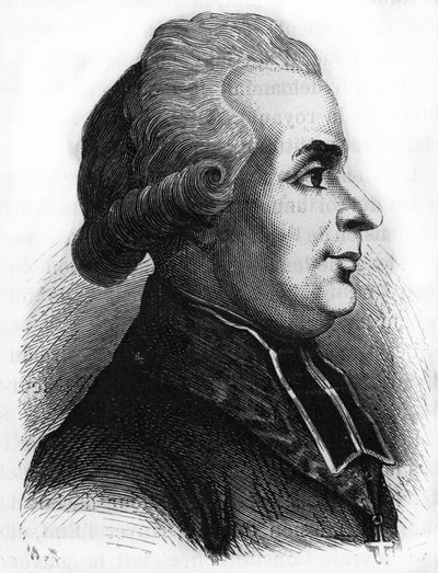 安托万-阿德里安（Antoine Adrien）-拉穆勒（1742-1794）法国大革命时期的法国拉扎里派宗教政治家的画像。 作者 法语学校