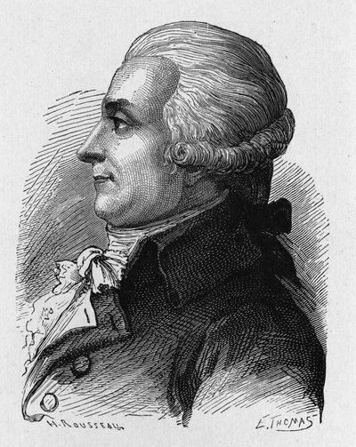 Louis-Bernard Guyton-Morveau男爵（Louis Bernard Guyton de Morveau）（Guiton）（1737-1816）的肖像，法国政治家、化学家和革命家--载于《科学专辑；杰出的学者；大事件》1896年。 作者 法语学校