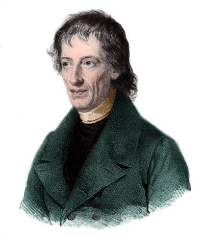 Bernhard Placidus Johann Nepomuk Bolzano（1781-1848）的肖像，波希米亚数学家，逻辑学家，哲学家，神学家。 作者 法语学校