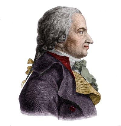Bernt Anker（1746-1805）挪威船东的肖像。 作者 法语学校