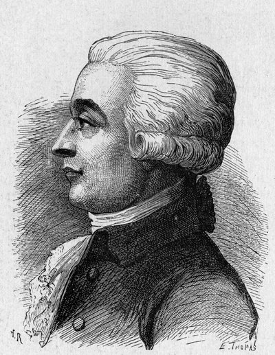 布兰查德（1709 - 1853）的肖像，法国航空学--载于《科学专辑；杰出的学者；伟大的发现》1896。 作者 法语学校