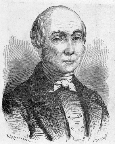 查尔斯-达勒里（1754-1835）的肖像，载于《科学专辑；杰出的学者；伟大的发现》1896年。 作者 法语学校