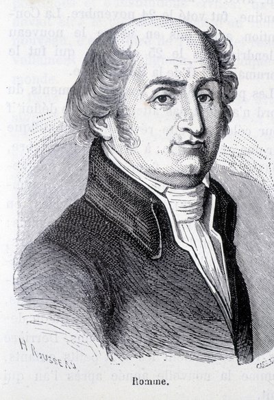 Portrait of Charles Gilbert Romme, French politician (1750-1795) - in “” L