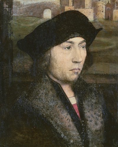 查理八世的肖像（1470-98） 作者 法语学校