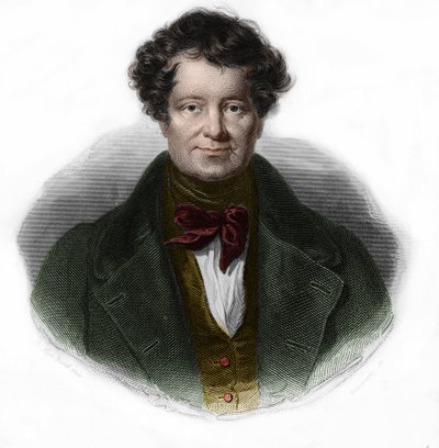 丹尼尔-奥康奈尔（1775-1847）的肖像，被称为解放者或解放者，爱尔兰政治领袖。载于路易斯-德-科梅宁-提蒙的《解放者》。1842.私人收藏。 作者 法语学校