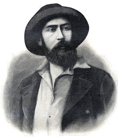 诺埃尔-尤金-巴莱医生（1847-1902）的肖像，法国探险家和殖民地行政长官，法属西非第二任总督（AOF或A.O.F.），1902年雕刻。私人收藏。 作者 法语学校