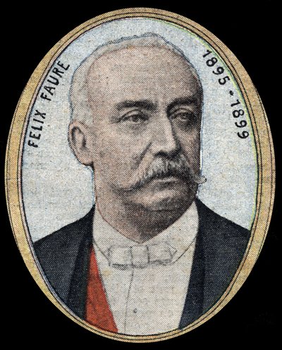 费利克斯-福尔（1841-1899）的肖像，工业家和政治家，温和的共和国主义者，他在1895至1899年期间成为共和国总统。 作者 法语学校
