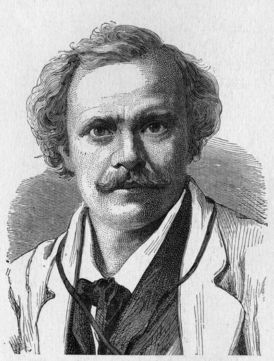 费利克斯-纳达尔（1820-1910）的肖像--载于《科学专辑；杰出的学者；伟大的发现》1896。 作者 法语学校