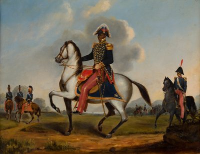 弗朗索瓦-多米尼克-图森-拉奥夫特的肖像（1743-1803）（布面油画）。 作者 法语学校