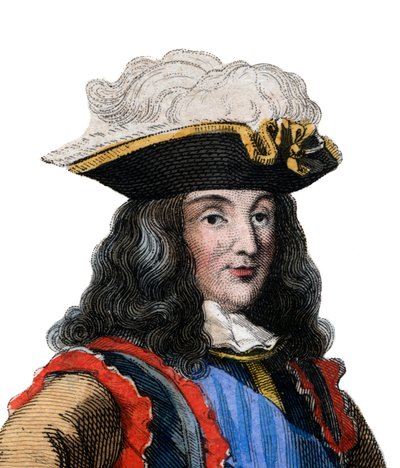 Francois Henri de Montmorency Bouteville的肖像，名为Marechal de Luxembourg，（1628-1695），法国将军，法国元帅。 作者 法语学校