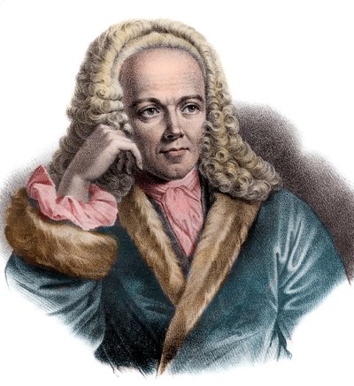 Francois Quesnay（1694-1774）法国医师和经济学家的肖像 作者 法语学校