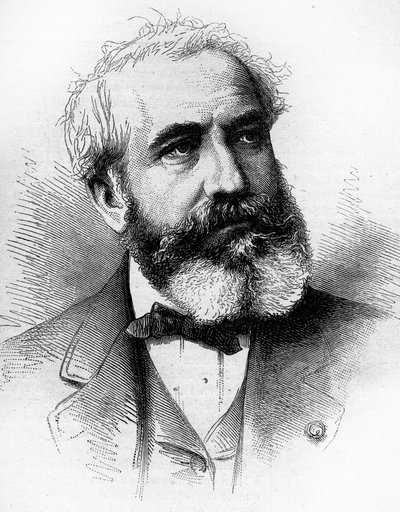 加布里埃尔-让-安托万-达维乌（1824-1881）的肖像，法国建筑师。雕刻于1881年4月16日的《世界画报》第1255期。 作者 法语学校