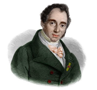 Gaudenzio de Pagave（1776-1833）意大利政治家的肖像。 作者 法语学校